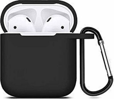 Coque VISIODIRECT Coque Silicone noir pour Boitier Airpod