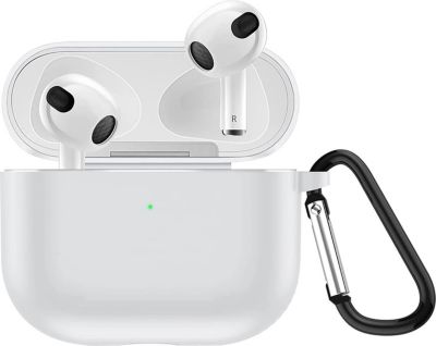 Coque VISIODIRECT Coque silicone Blanc pour Airpod 3