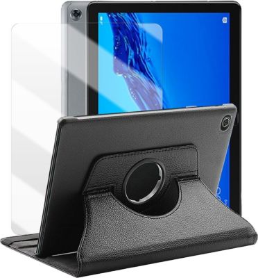 Support tablette VISIODIRECT Verre + Coque pour Huawei M5 Lite 10.1