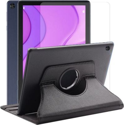 Support tablette VISIODIRECT Verre+Coque Noir pour MatePad T10S 10.1"