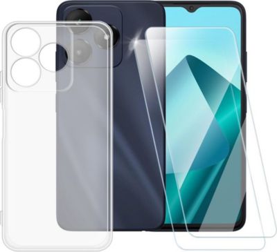 Protège écran VISIODIRECT 2 Verre trempé + Coque pour Wiko T20