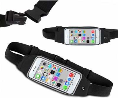 Etui VISIODIRECT Sac banane ceinture de marche Noir