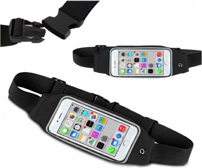 Etui VISIODIRECT Sac banane ceinture de marche Noir Etui VISIODIRECT Sac banane ceinture de marche Noir