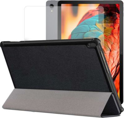 Support tablette VISIODIRECT verre+Coque pour Lenovo Tab P11/P11 Plus