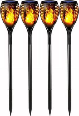 Lampe LED VISIODIRECT 4Torche Etanche Lampes LED effet Flammes