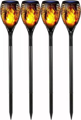 Lampe LED VISIODIRECT 4Torche Etanche Lampes LED effet Flammes