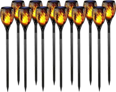 Lampe LED VISIODIRECT 12Torche Etanche Lampe LED effet Flammes