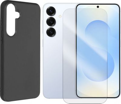 Protège écran VISIODIRECT Verre + Coque Noir pour Samsung S25 5G Protège écran VISIODIRECT Verre + Coque Noir pour Samsung S25 5G