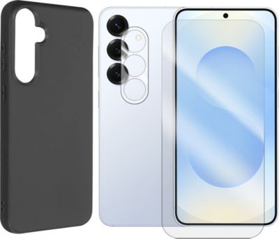 Protège écran VISIODIRECT Verre pour Samsung Galaxy S25 5G + Coque