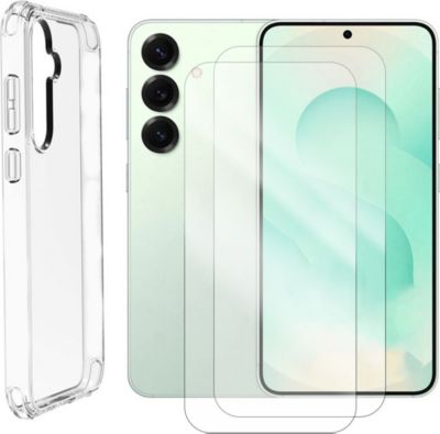 Protège écran VISIODIRECT Verre pour Samsung S25+ Plus 5G + Coque