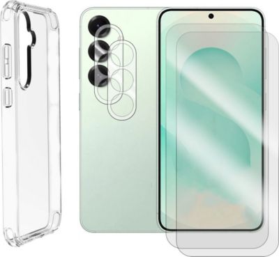 Protège écran VISIODIRECT 2 Verre pour Samsung S25+ Plus 5G+Coque