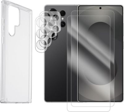 Protège écran VISIODIRECT 2 Verre pour Samsung S25 Ultra 5G +Coque