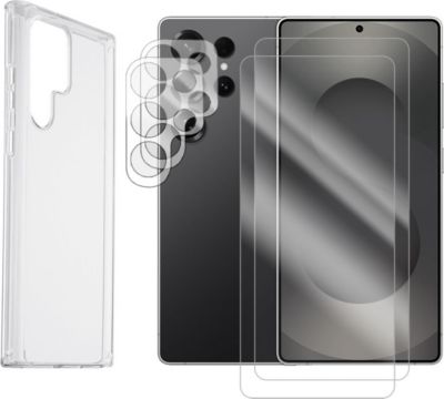 Protège écran VISIODIRECT 2 Verre pour Samsung S25 Ultra 5G +Coque Protège écran VISIODIRECT 2 Verre pour Samsung S25 Ultra 5G +Coque
