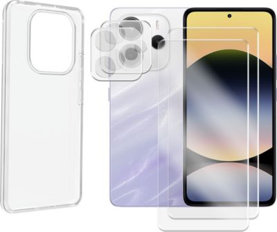 Protège écran VISIODIRECT 2Verrepour Xiaomi Redmi Note 14 4G+Coque