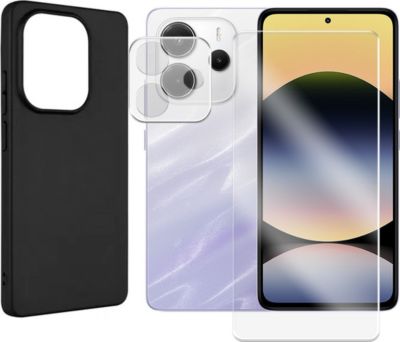 Protège écran VISIODIRECT 2Verre pour XiaomiRedmi Note 14 5G+Coque