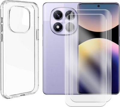 Protège écran VISIODIRECT 2 Verre pour Redmi Note 14 Pro 5G+Coque