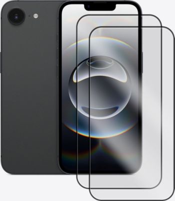 Protège écran VISIODIRECT 2 verre trempé pour iPhone 16e 6.1"