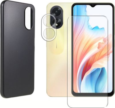Coque VISIODIRECT Verre Trempé pour Oppo A18/A38 + Coque Coque VISIODIRECT Verre Trempé pour Oppo A18/A38 + Coque
