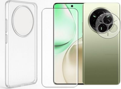 Coque VISIODIRECT Verre Trempé +Cosue pour Realme 14 Pro+