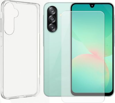 Coque VISIODIRECT Verre trempé + Coque pour Samsung A26 Coque VISIODIRECT Verre trempé + Coque pour Samsung A26