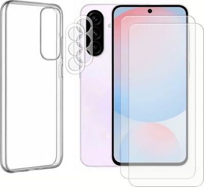 Coque VISIODIRECT 2Verre Trempé pour Samsung A56/A36+Coque Coque VISIODIRECT 2Verre Trempé pour Samsung A56/A36+Coque