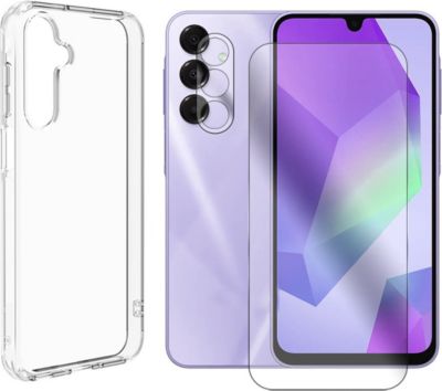 Coque VISIODIRECT Verre trempé + Coque pour Samsung A16 Coque VISIODIRECT Verre trempé + Coque pour Samsung A16