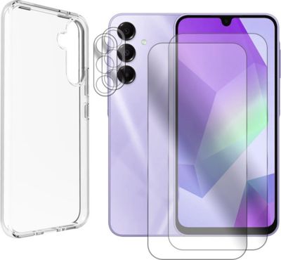 Coque VISIODIRECT 2 Verres Trempé pour Samsung A16 + Coque Coque VISIODIRECT 2 Verres Trempé pour Samsung A16 + Coque