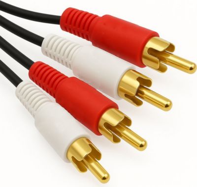 Câble RCA VISIODIRECT Câbles RCA audio 2 X RCA vers 2 X RCA 2m