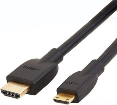 Câble Mini HDMI VISIODIRECT Câble Mini HDMI mâle vers HDMI mâle 1,8m