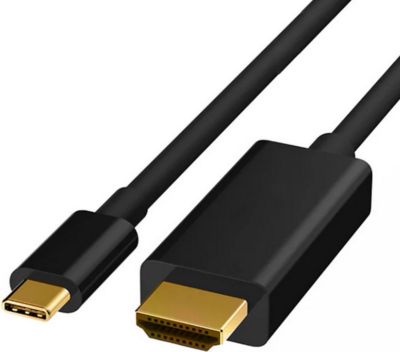 VISIODIRECT Câble USB Type-C Mâle vers HDMI Mâle