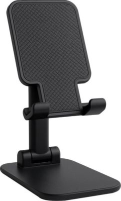 Support tablette VISIODIRECT Support Téléphone Tablette Réglable Noir