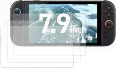 Protection écran VISIODIRECT 3 verre trempé pour Nintendo Switch 2