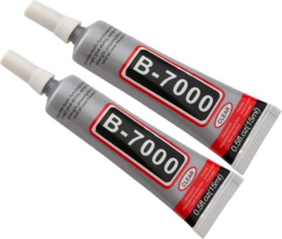 Colle VISIODIRECT 2 Tube de Colle B-7000 15ml Glue Adhésif