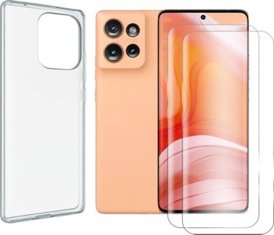 Coque VISIODIRECT 2 Verre + Coque pour Motorola Edge 50 Coque VISIODIRECT 2 Verre + Coque pour Motorola Edge 50