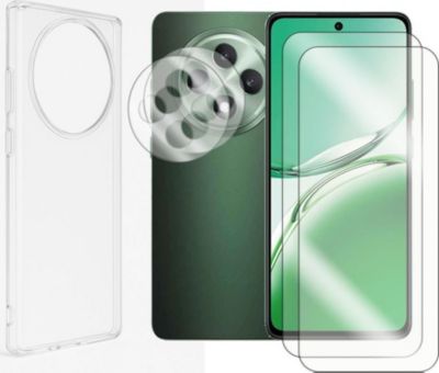 Coque VISIODIRECT 2Verre + Coquepour OPPO RENO 12F/12FS 4G