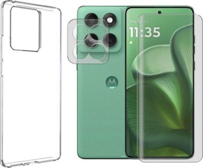 Coque VISIODIRECT Verre Trempé+Coque pour Motorola Edge 60 Coque VISIODIRECT Verre Trempé+Coque pour Motorola Edge 60