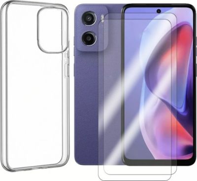 Coque VISIODIRECT 2Verretrempé+Coquepour Motorola Moto E15 Coque VISIODIRECT 2Verretrempé+Coquepour Motorola Moto E15
