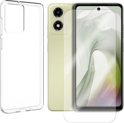 Coque VISIODIRECT Verre+CoquepourMotorola E14/G04S/G04/G24