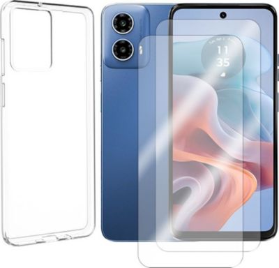 Coque VISIODIRECT 2Verre + Coque pour Motorola Moto G34 5G