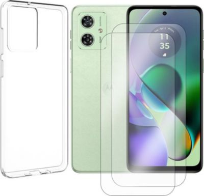 Coque VISIODIRECT 2Verre+ Coque pour Motorola Moto G54/G55