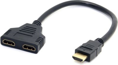 Câble HDMI VISIODIRECT Câble HDMI 1080P mâle vers 2HDMI femelle