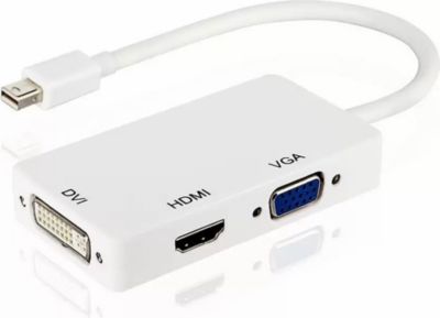 Câble Mini Display Port VISIODIRECT Câble Mini DisplayPort vers HDMI DVI VGA