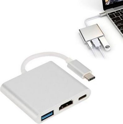 Adaptateur USB-C/HDMI VISIODIRECT Adaptateur USB C vers HDMI USB 3.0 USB-C