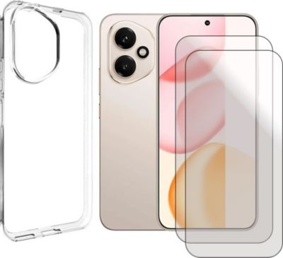 Protège écran VISIODIRECT 2 Verre trempé pour Honor 400 5G +Coque