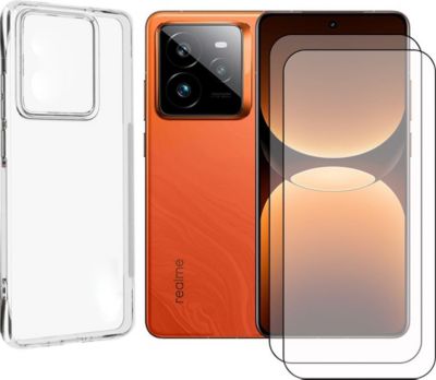 Protège écran VISIODIRECT 2Verre trempé+Coque pour Realme GT 7 PRO