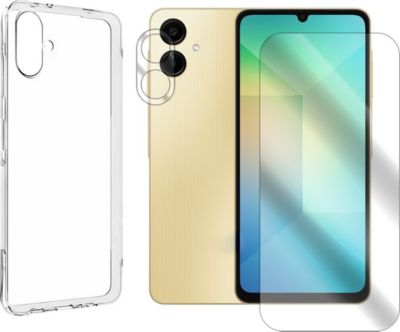 Protège écran VISIODIRECT Verres Trempé pour Samsung A06 4G +Coque