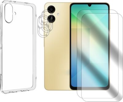 Protège écran VISIODIRECT 2 Verre Trempé pour Samsung A06 4G+Coque