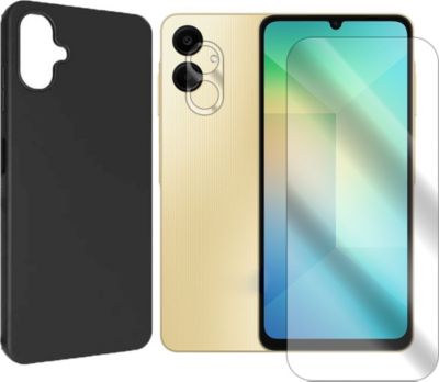 Protège écran VISIODIRECT Verres pour Samsung A06 4G + Coque Noir