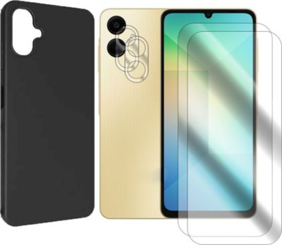 Protège écran VISIODIRECT 2 Verre pour Samsung A06 4G + Coque Noir Protège écran VISIODIRECT 2 Verre pour Samsung A06 4G + Coque Noir