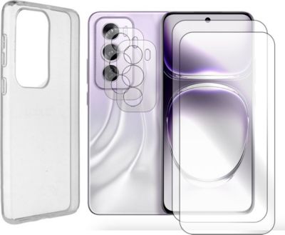 Protège écran VISIODIRECT 2Verre pour OPPO RENO 12+ 2Caméra+ Coque